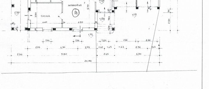 Piano terra planimetria progetto